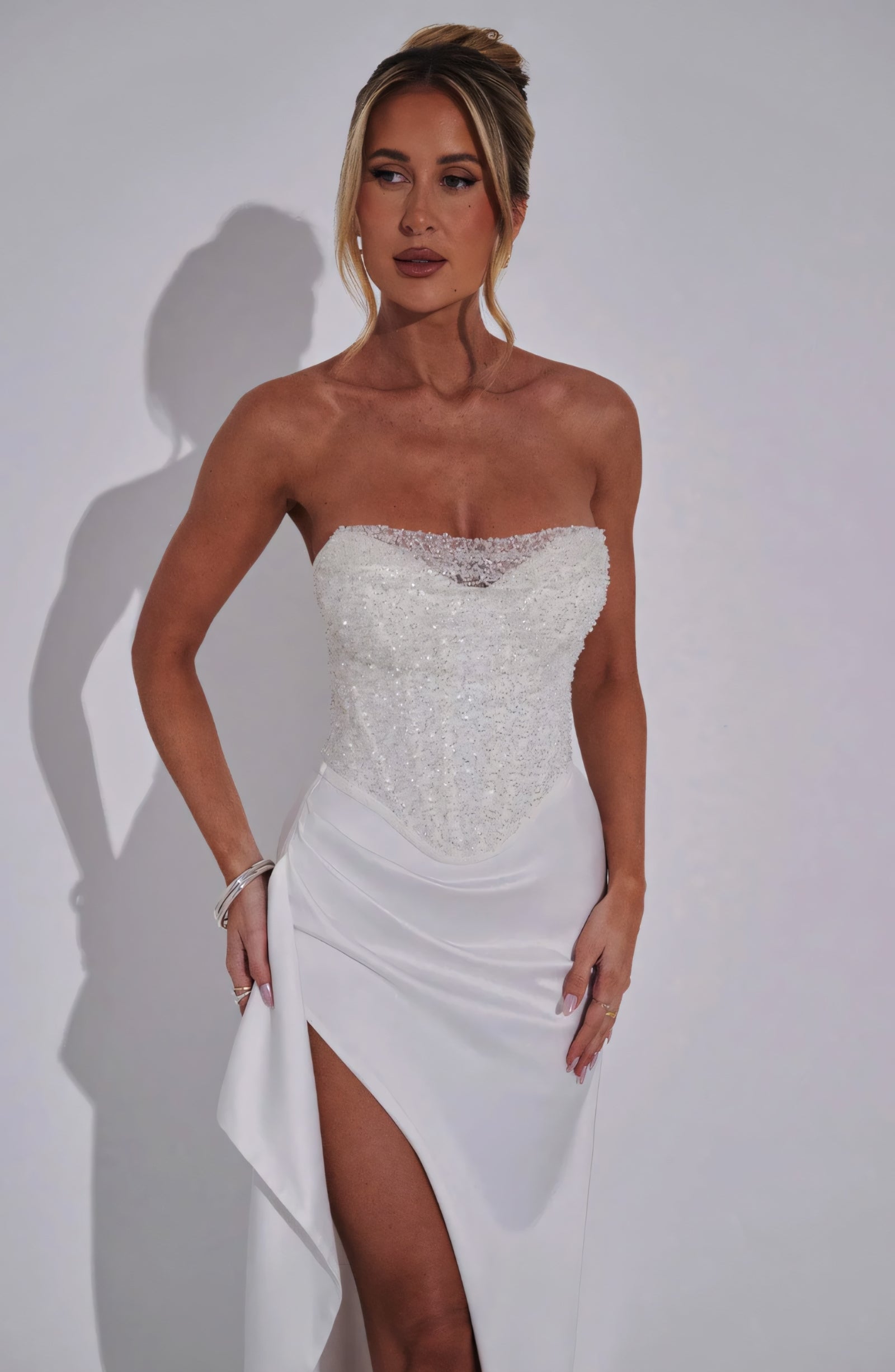 MARRY MAXI DRESS - WHITE