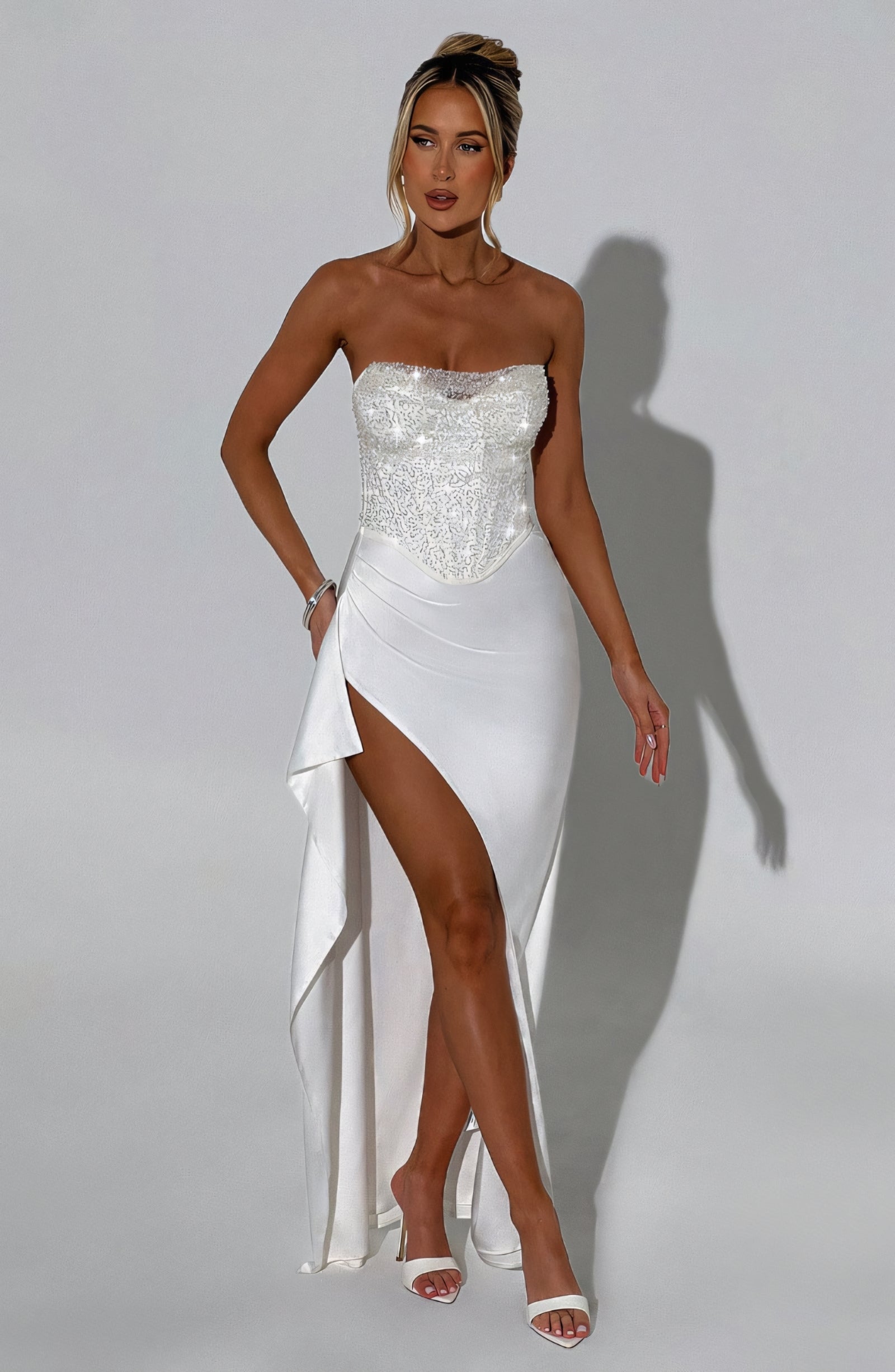 MARRY MAXI DRESS - WHITE