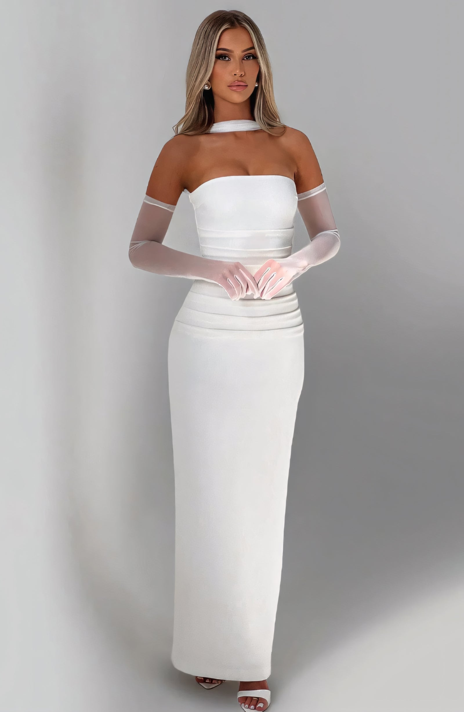 ARIA MAXI DRESS - IVORY