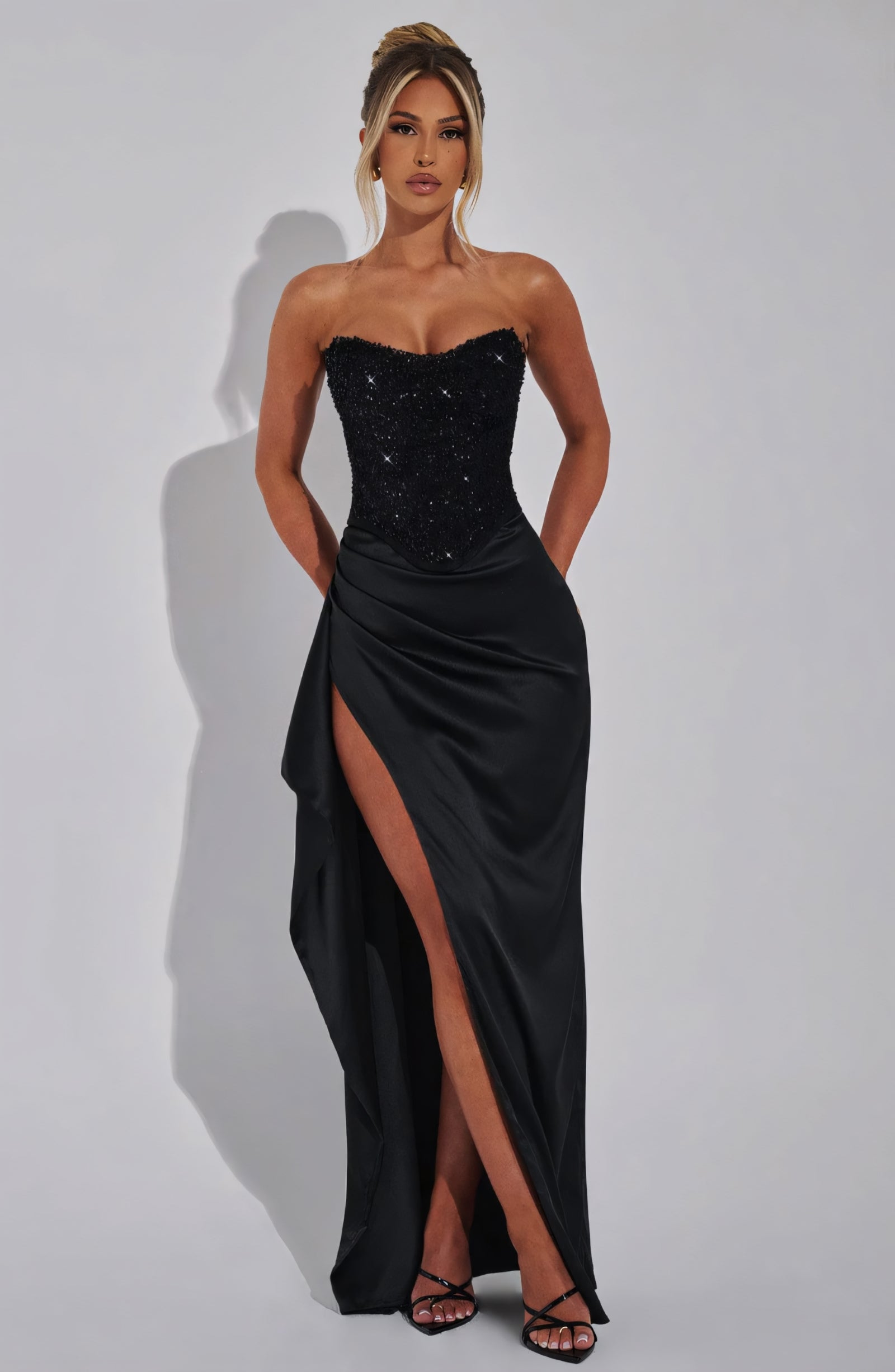 MARRY MAXI DRESS - BLACK