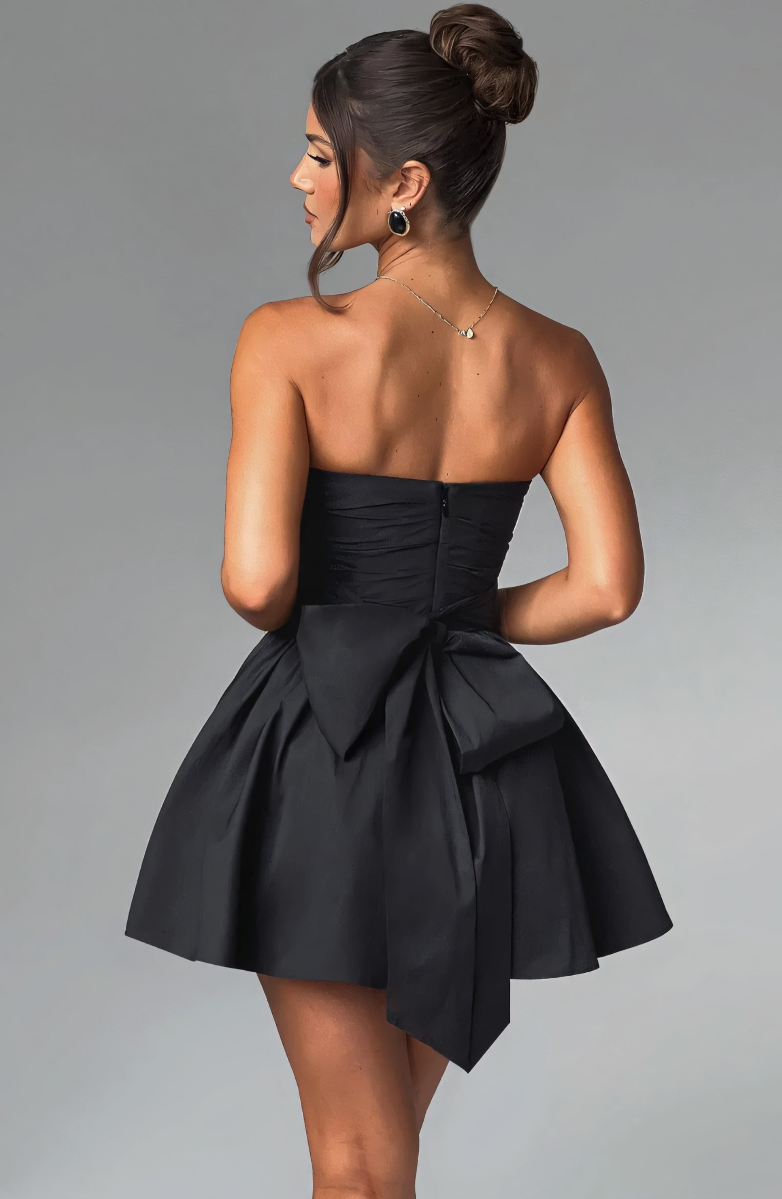 CHARLOT MINI DRESS - BLACK