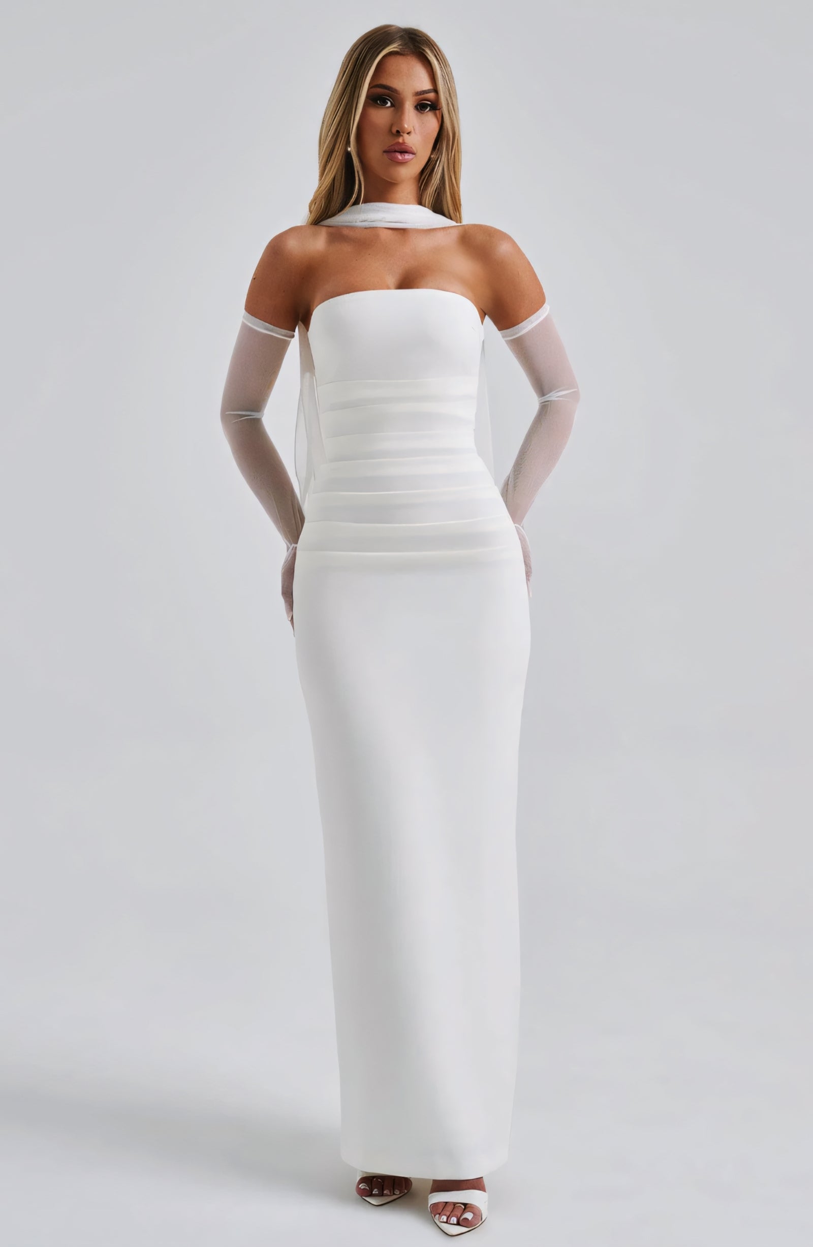 ARIA MAXI DRESS - IVORY