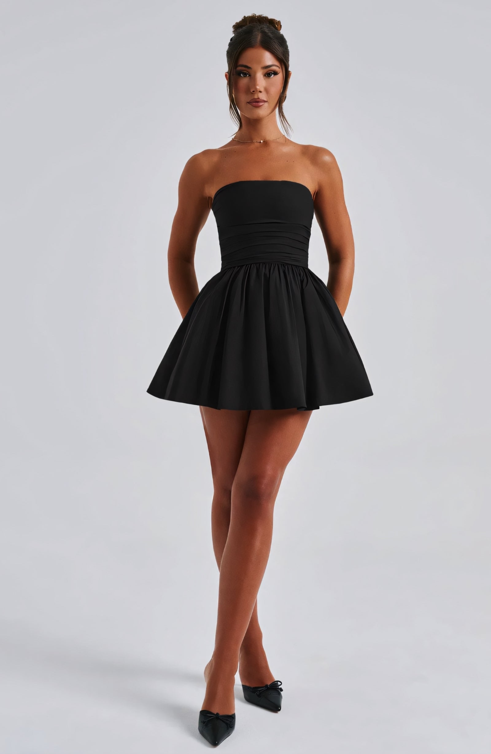 CHARLOT MINI DRESS - BLACK