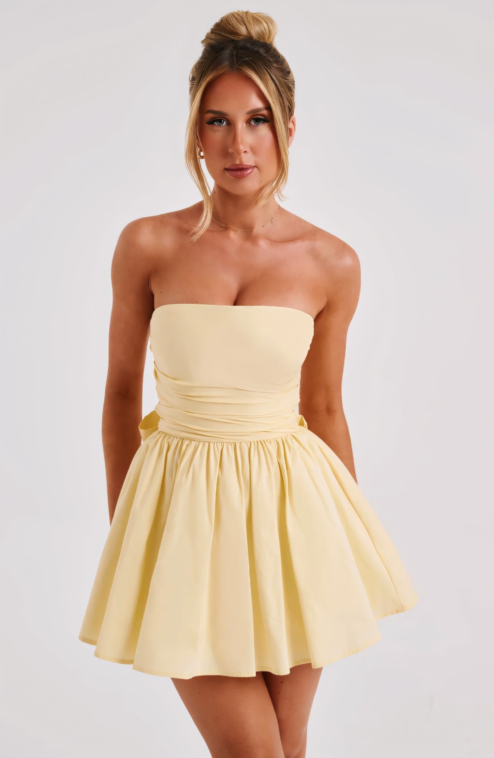 CHARLOT MINI DRESS - LEMON