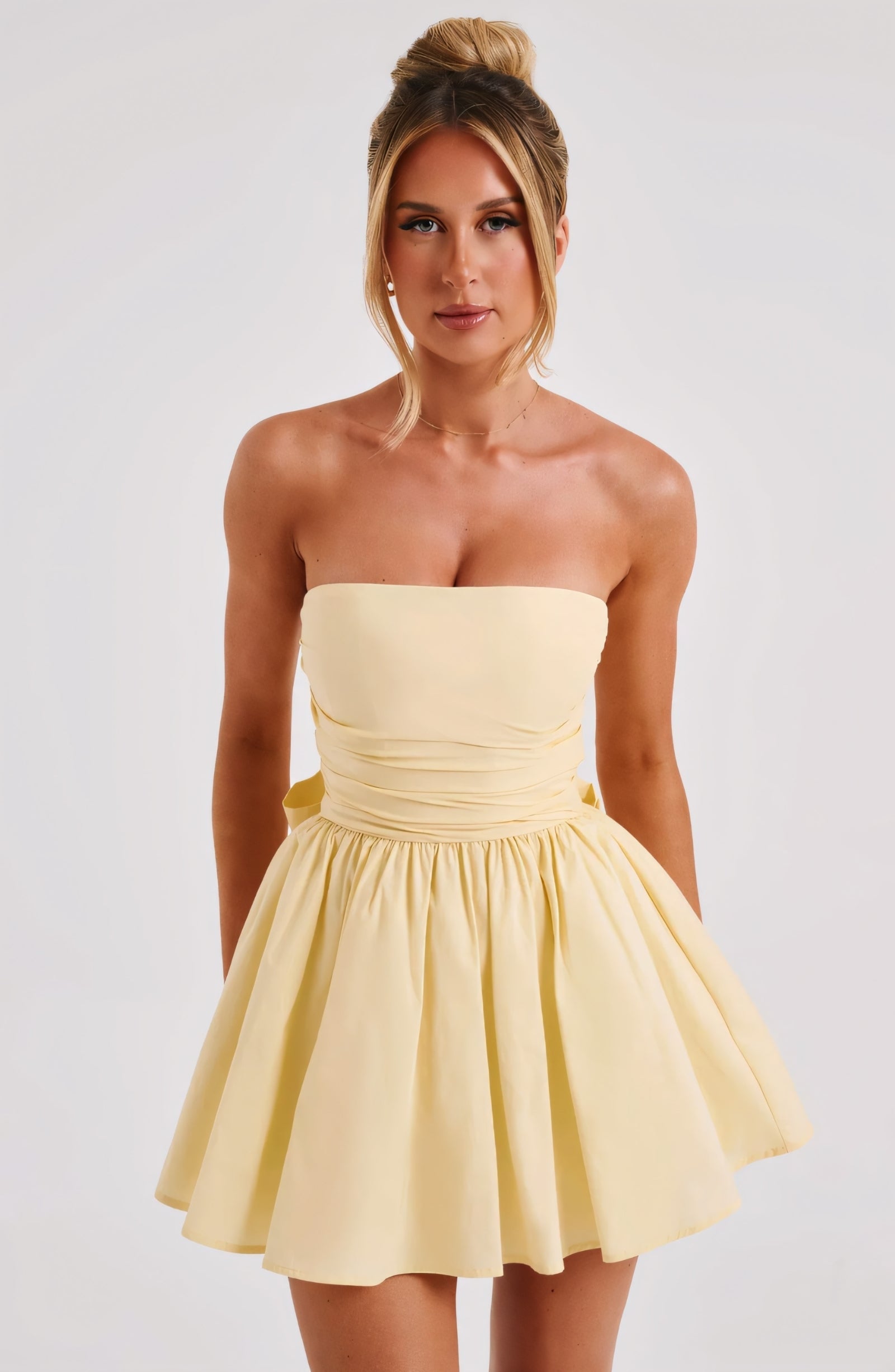 CHARLOT MINI DRESS - LEMON