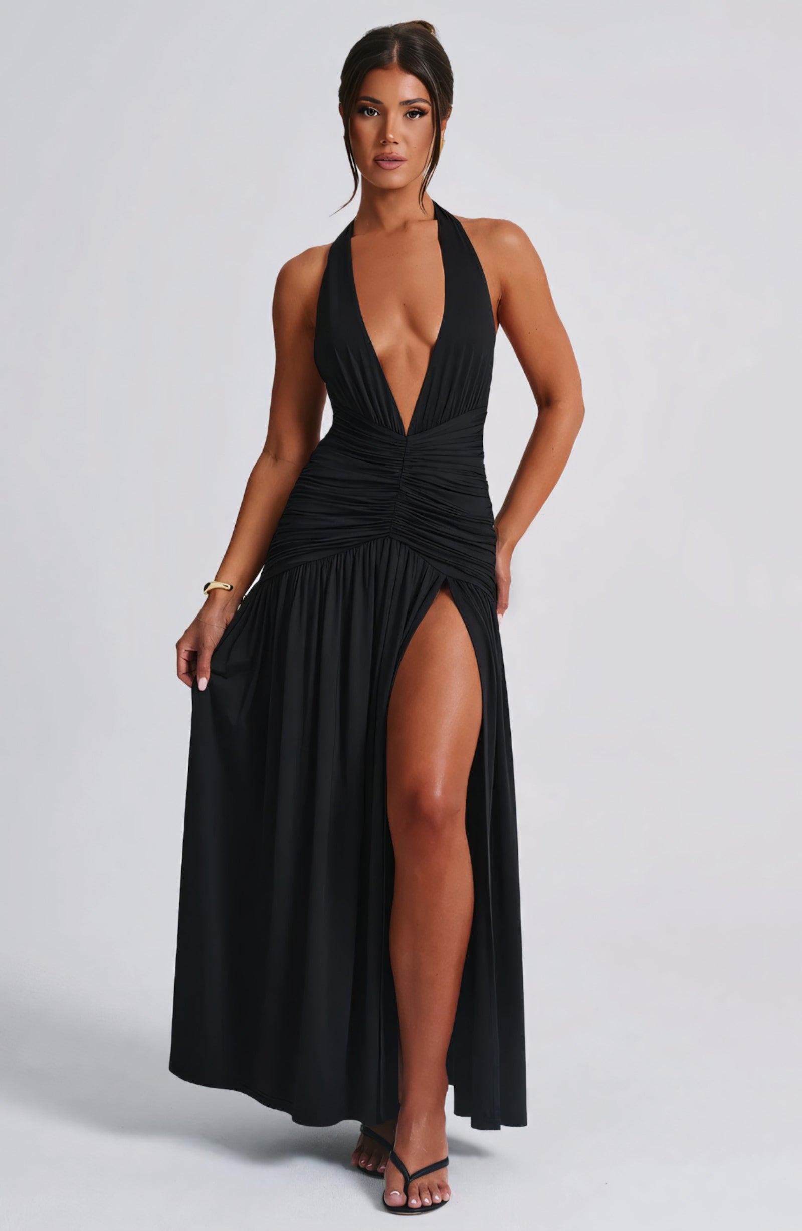 ALEXA MAXI DRESS - BLACK