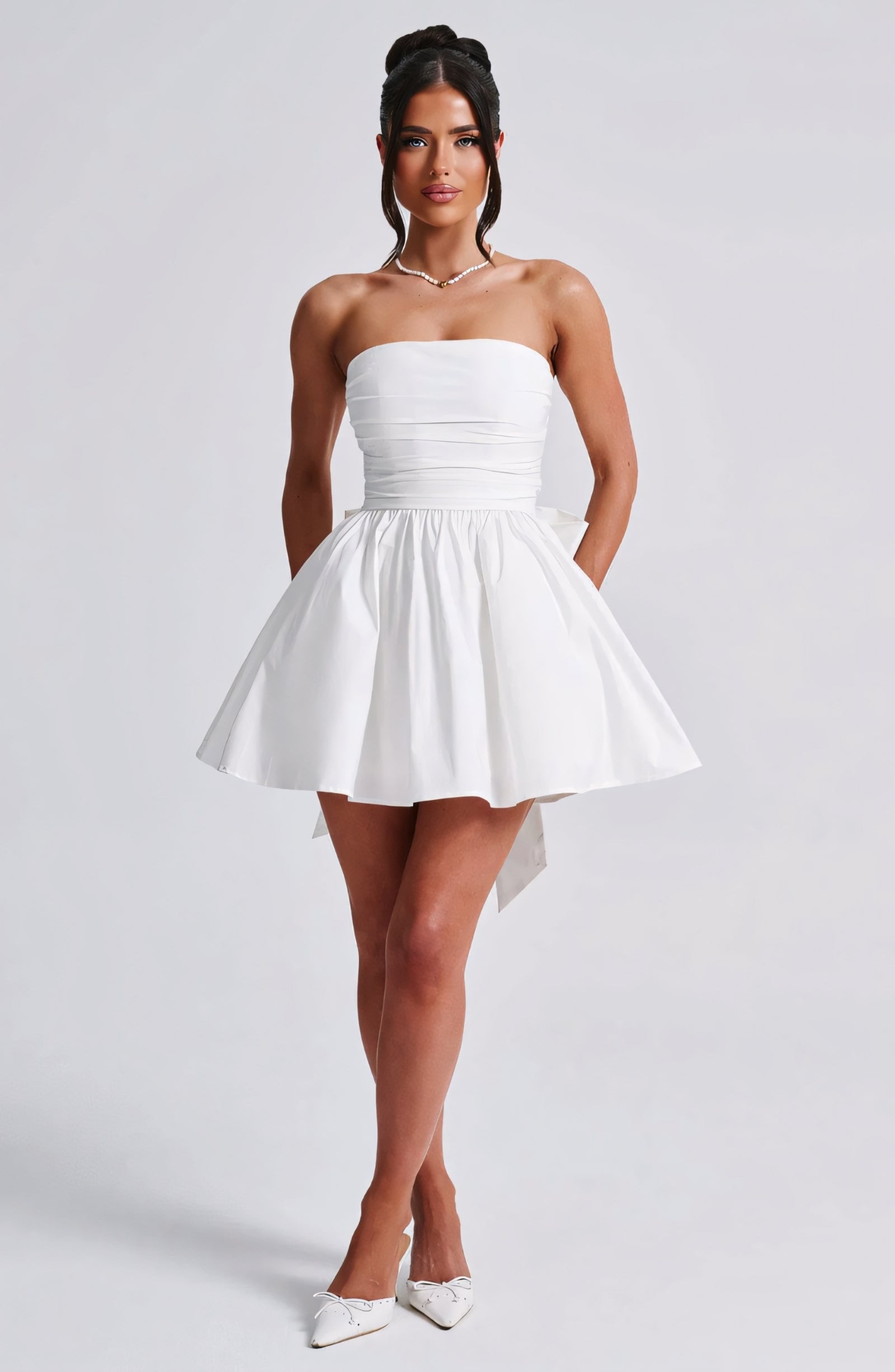 CHARLOT MINI DRESS - WHITE