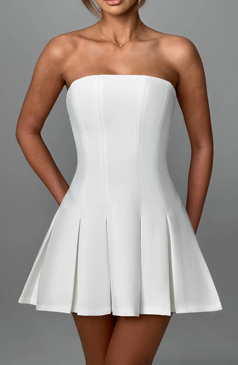 JULIETTE MINI DRESS - WHITE