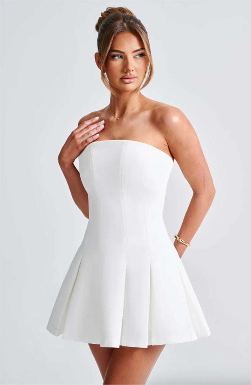 JULIETTE MINI DRESS - WHITE