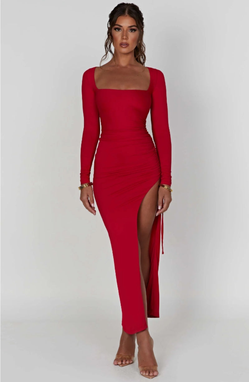 MILA MAXI DRESS - RED