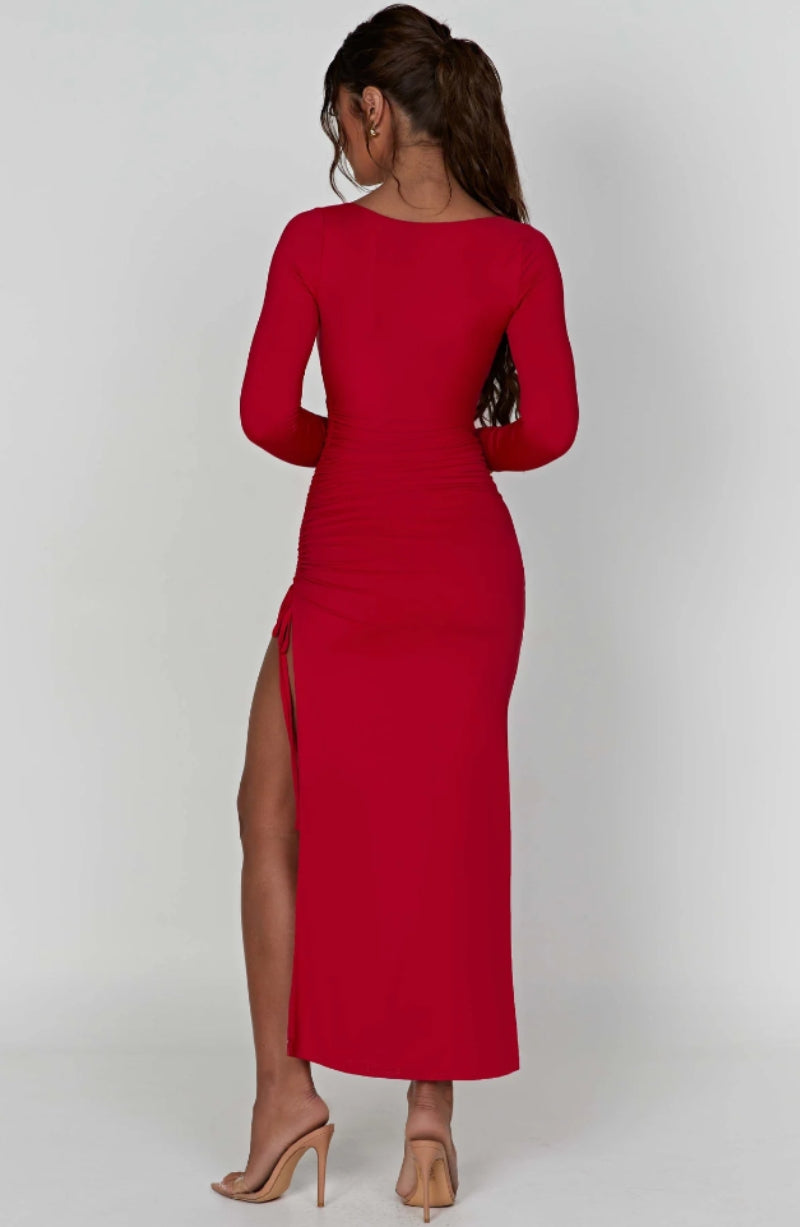 MILA MAXI DRESS - RED