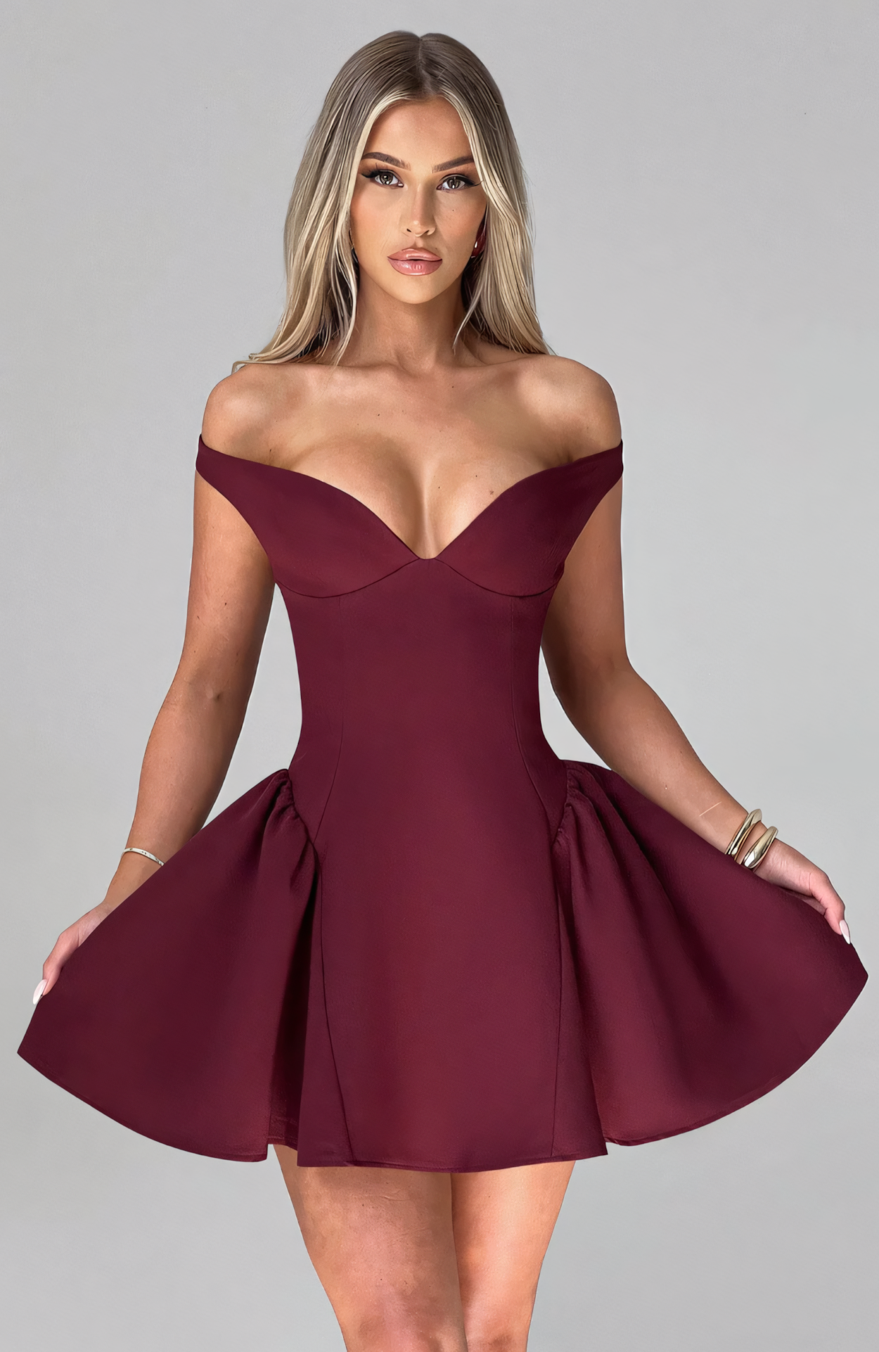 LUCA MINI DRESS - RED