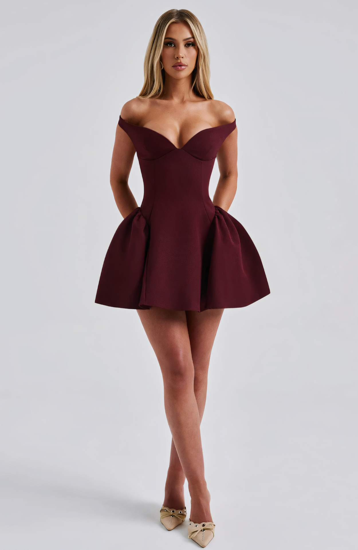 LUCA MINI DRESS - RED