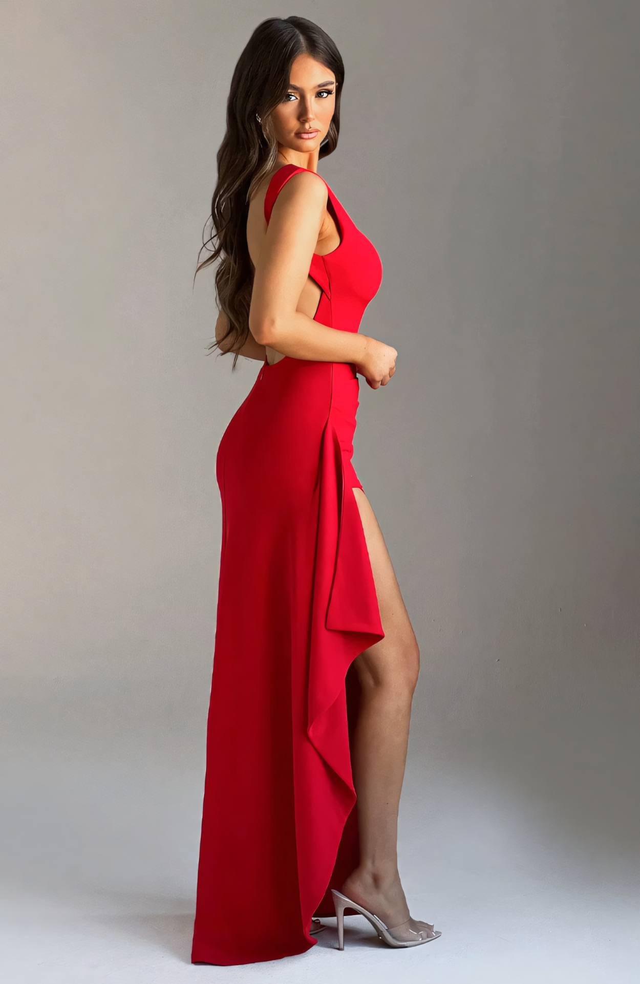 MADDY MAXI DRESS - RED