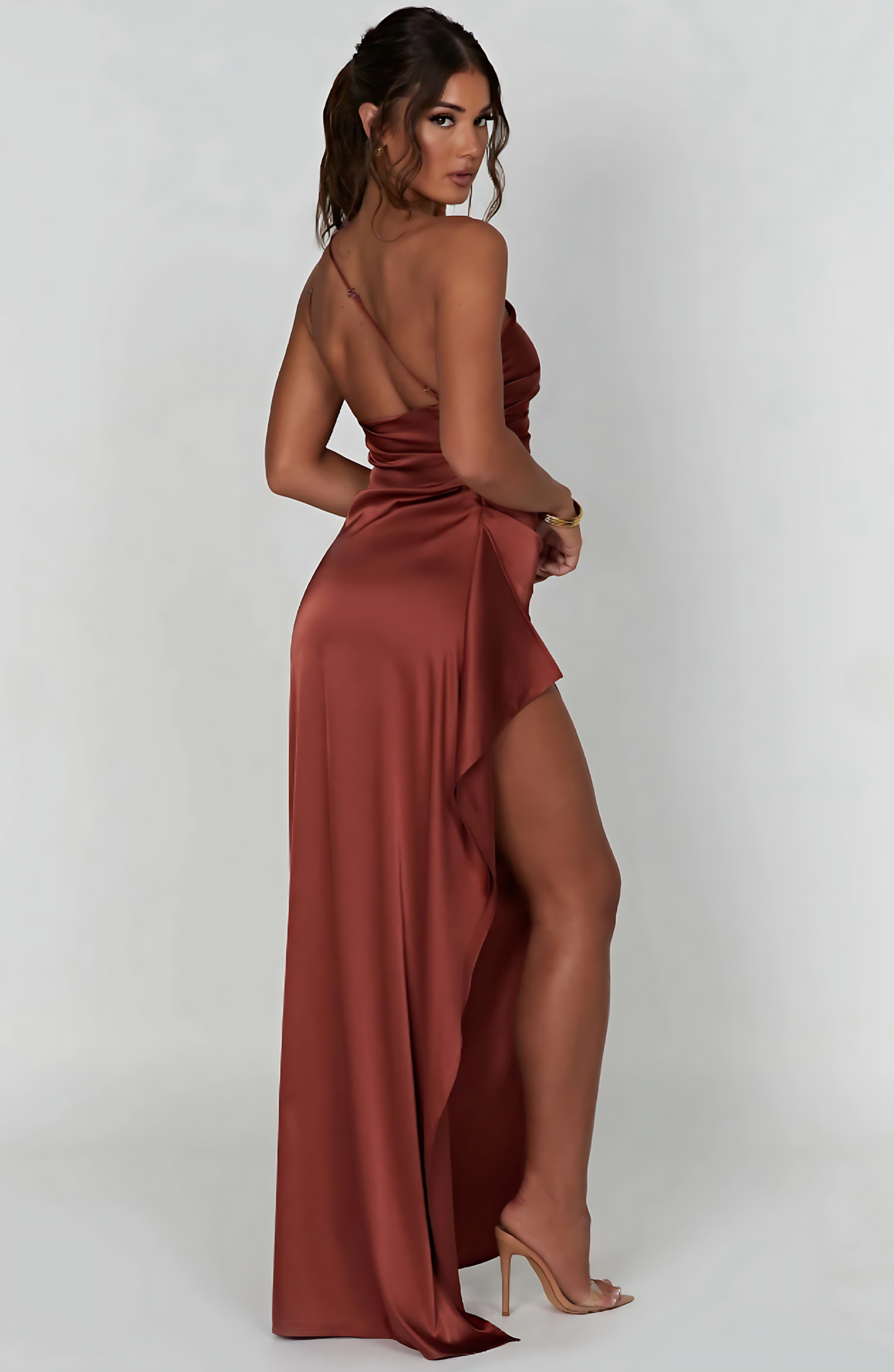 AMARA MAXI DRESS - RUST