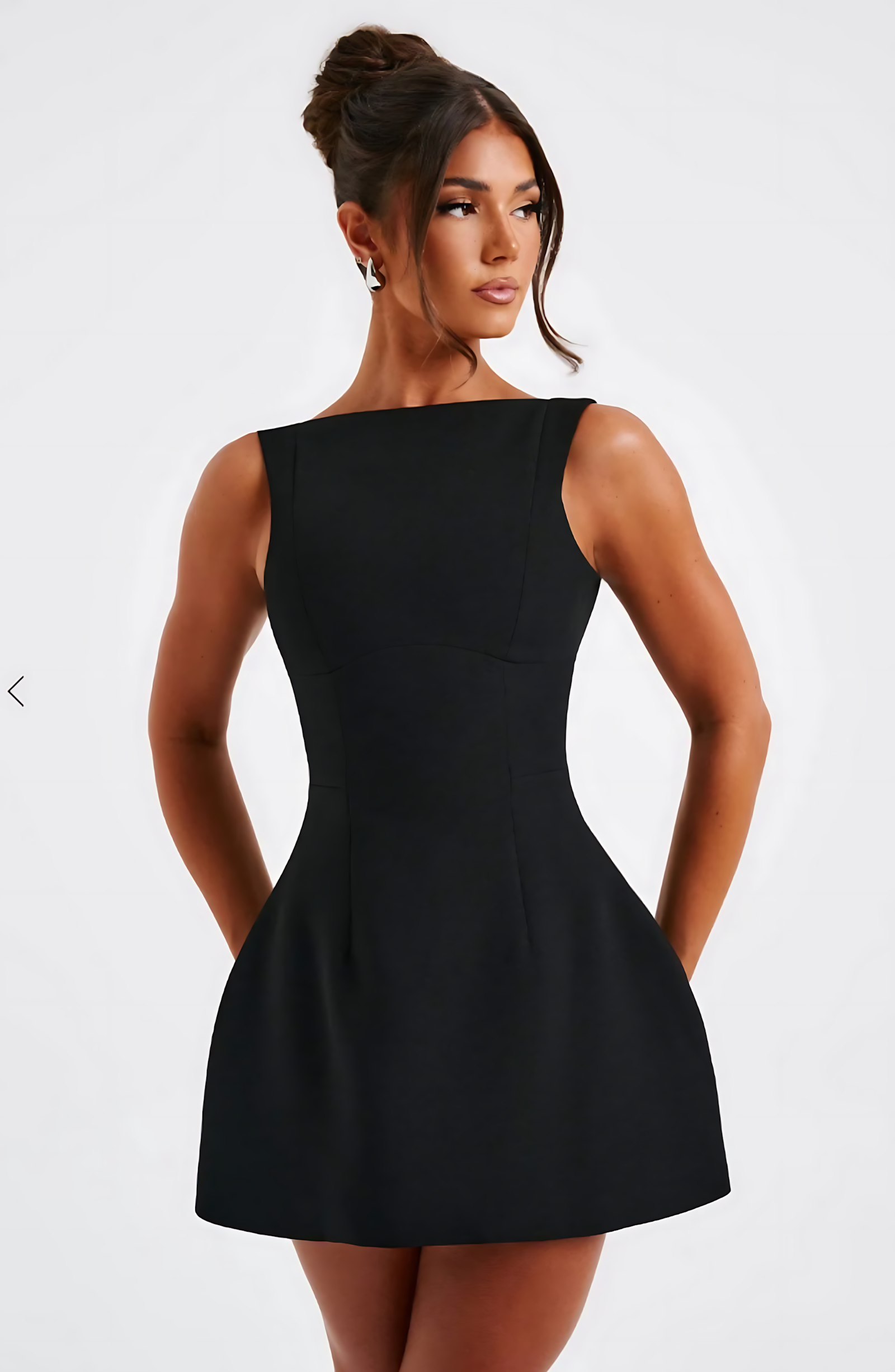 BEAU MINI DRESS - BLACK